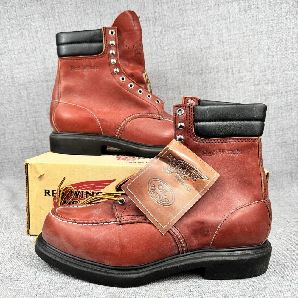 Red Wing Boots Men's 10 EE 404 Supersole Leather Work Vintage